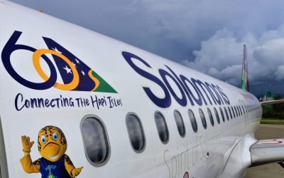 Solomon Airlines Unveils Sleek Airbus A320 with Custom Interiors