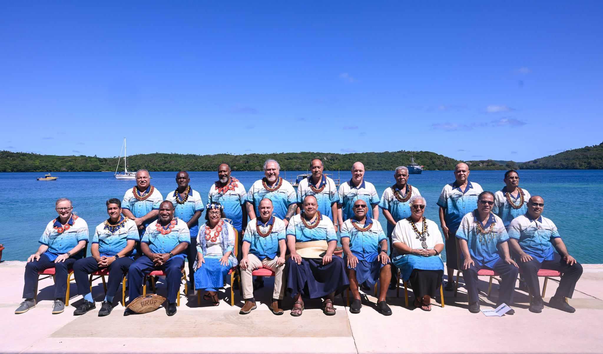 Pacific Leaders at the 53rd Pacific Islands Forum Leaders Meeting: Official Photo from PIFS.