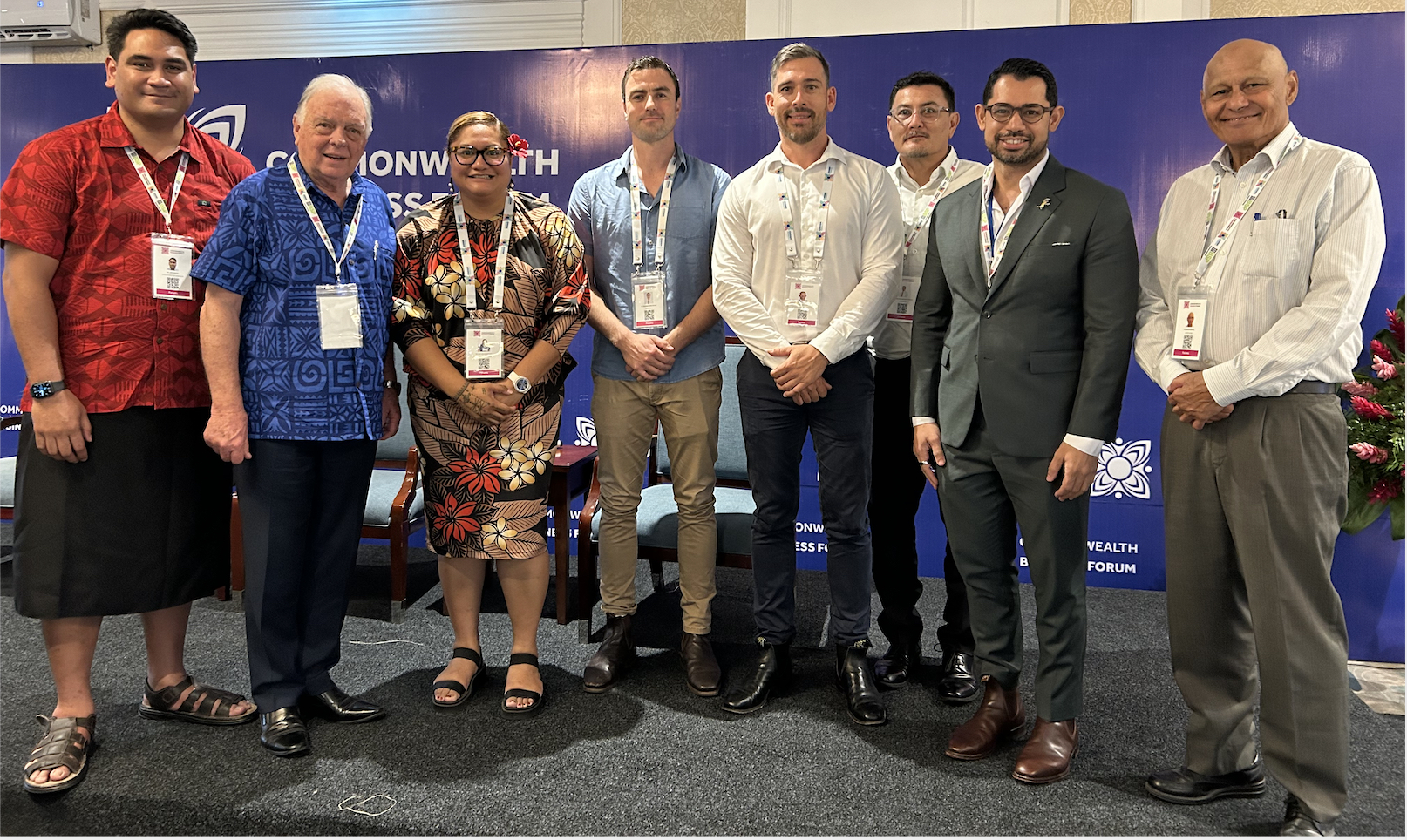 Australia Pacific Business Councils delegates at CHOGM in Samoa (Photo supplied).