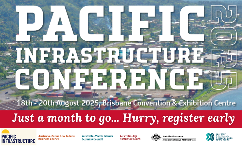 Pacific’s biggest Infrastructure Forum just weeks away
